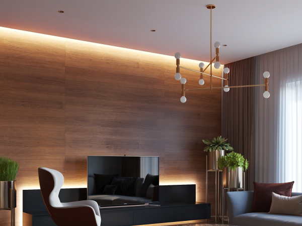 Парящие натяжные потолки