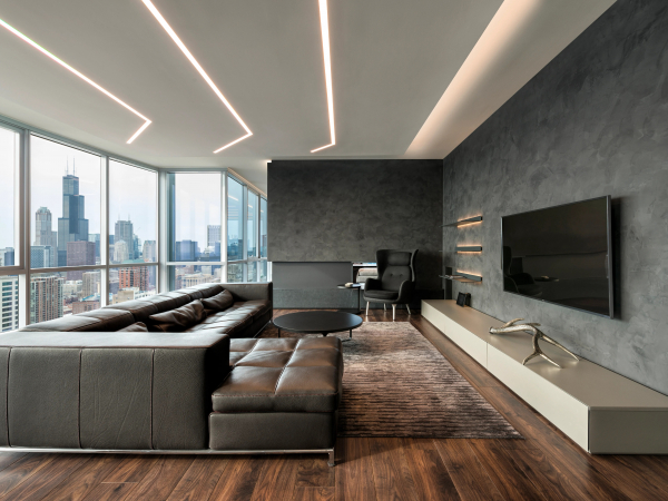 Многоуровневые натяжные потолки