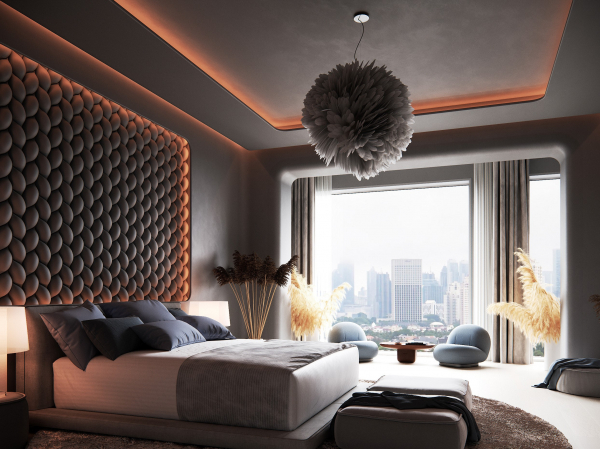 Многоуровневые натяжные потолки