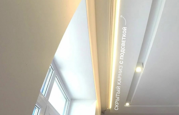 Ниша под карниз